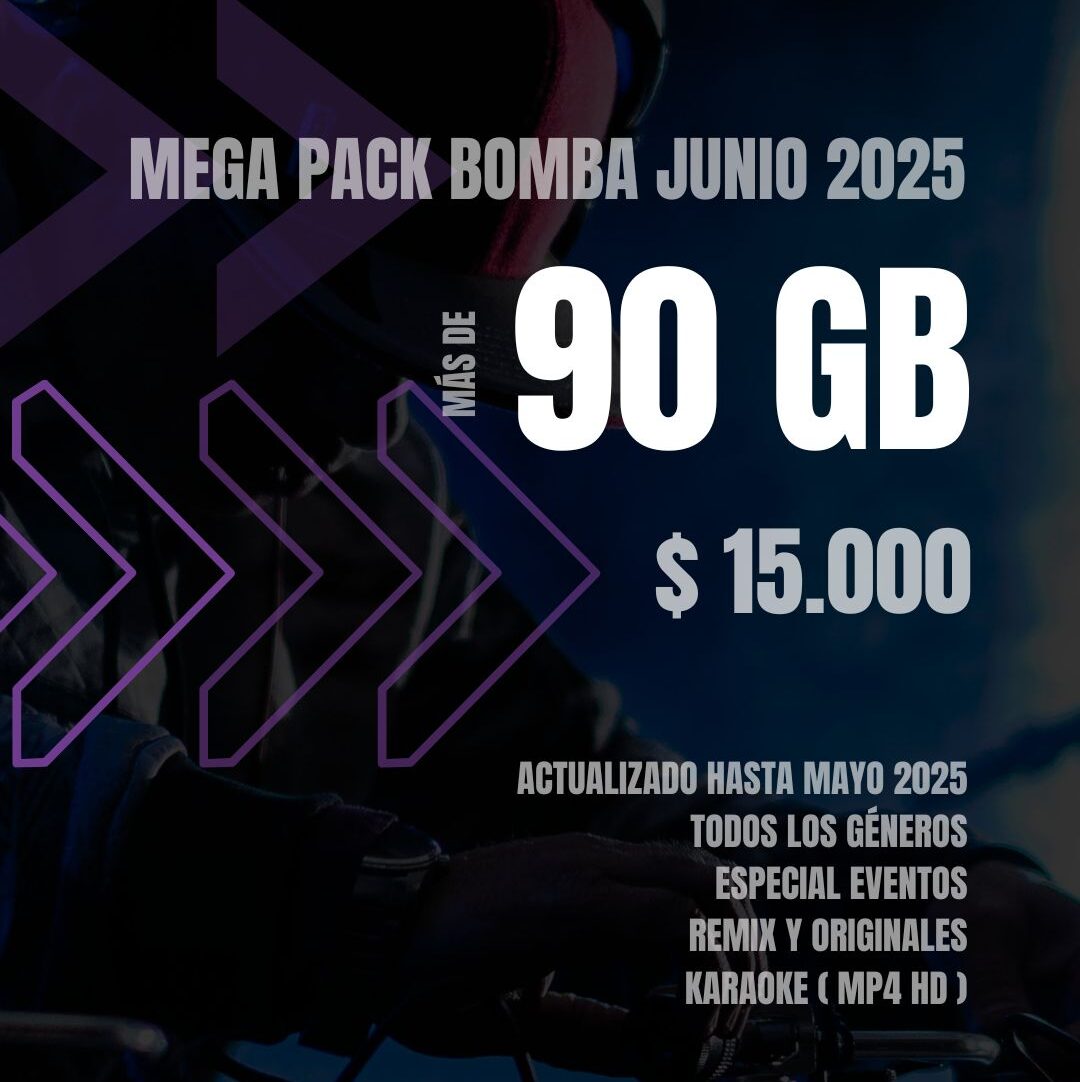 Mega pack de musica para dj Junio 2025 - Musica para Dj Argentina - Hi Fi Music