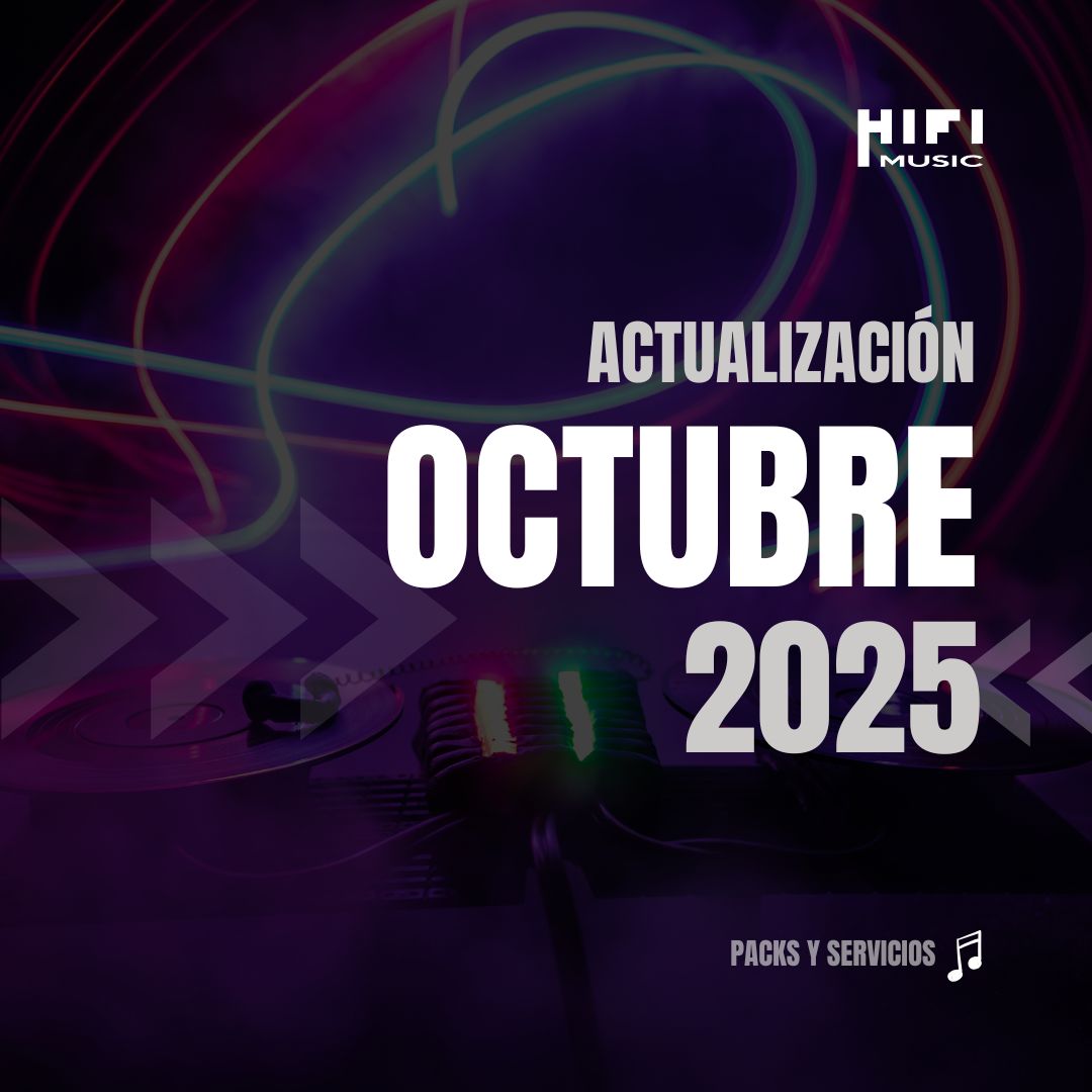 Pack de musica para dj Octubre 2025