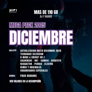 Mega pack de Musica Diciembre 2025