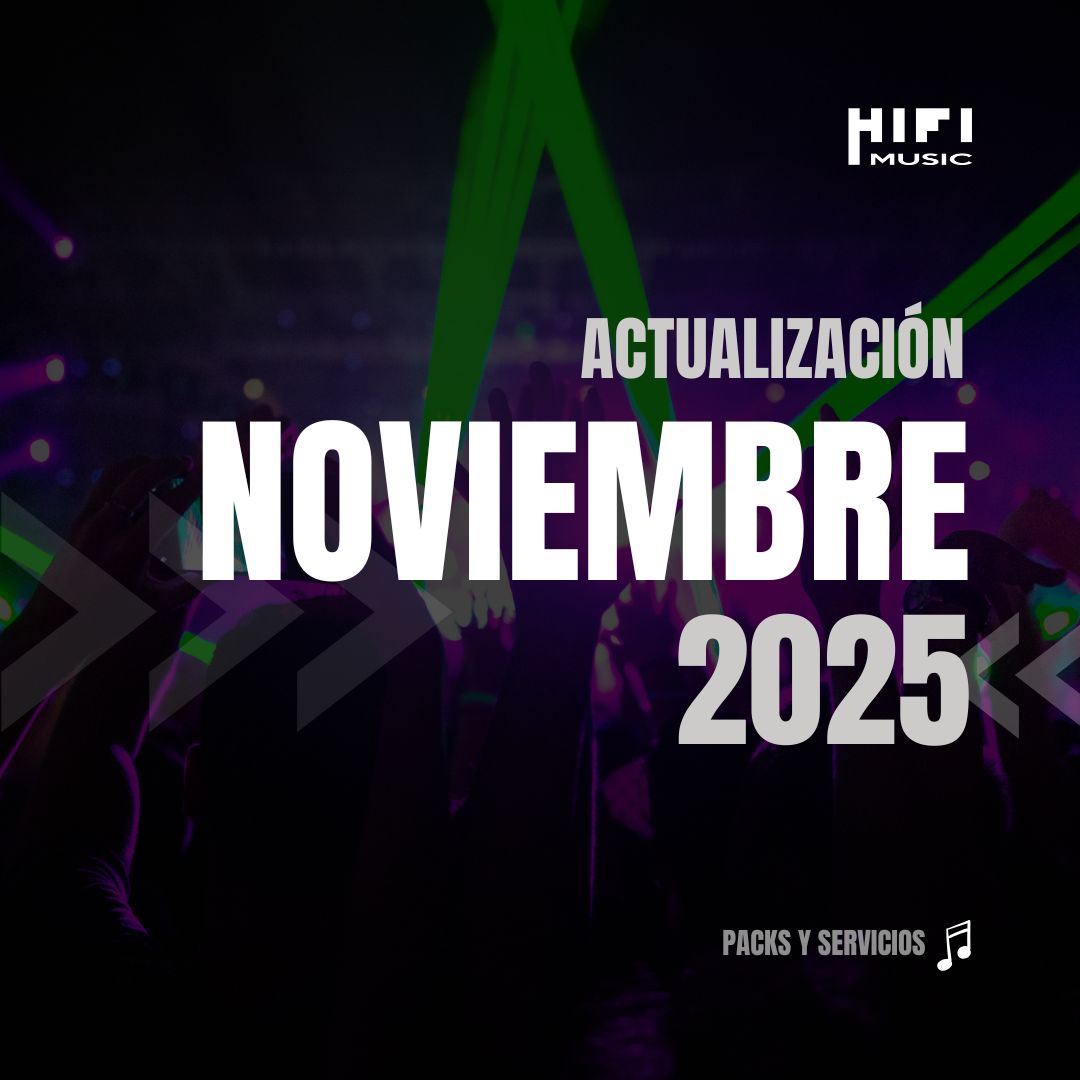 Pack de musica para dj Noviembre 2025
