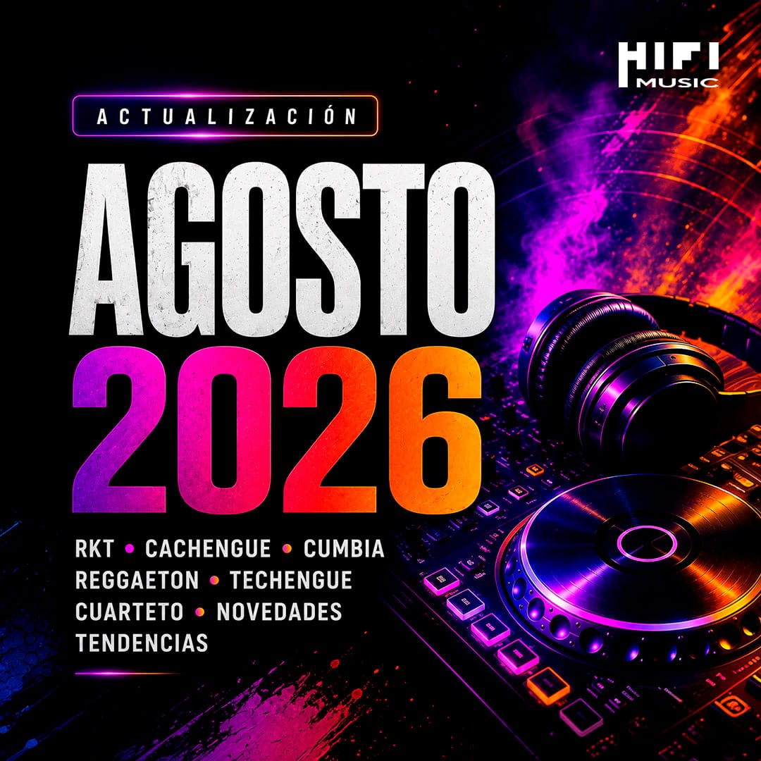 Pack de música para DJ Agosto 2026